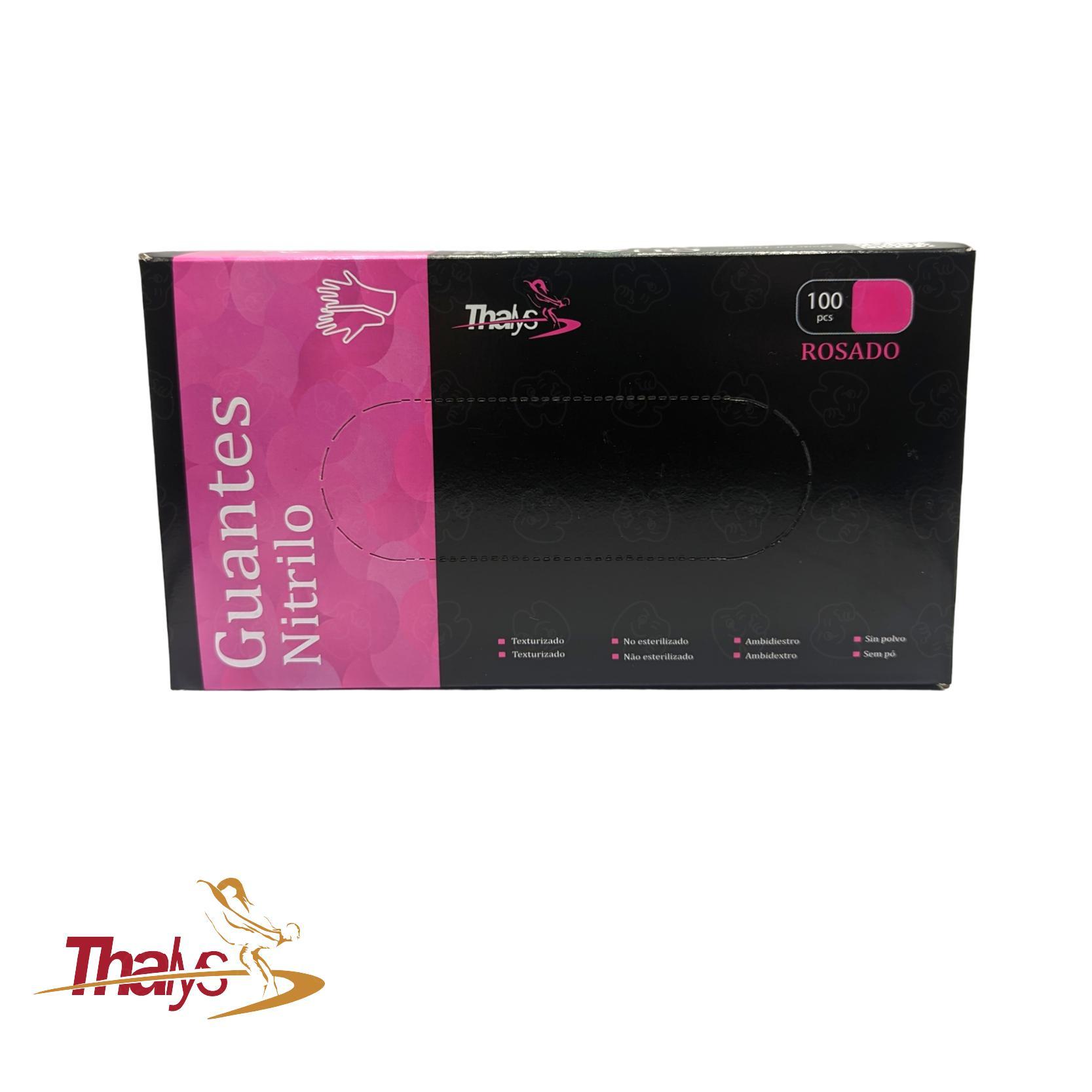 Guantes de Nitrilo Rosa